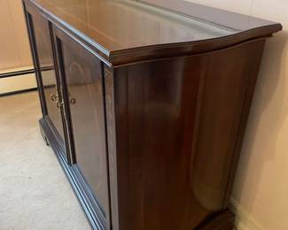 Elegant Dining Room Buffet Sideboard Cabinet W/ Sliding Top