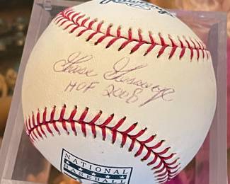 Autographed Baseball By "Goose Goosage" W/ Hall Of Fame 2008 Inscription