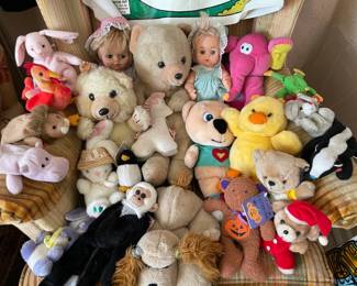 Assorted Vintage Plushies
