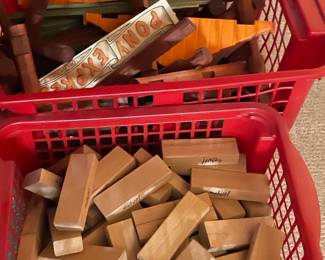 Lincoln Logs & Jenga Game