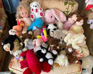 Assorted Vintage Plushies