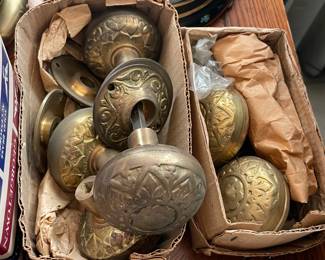 Antique Brass Doorknobs