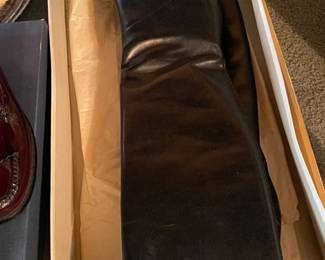 Knee High Leather Boots W/ Box