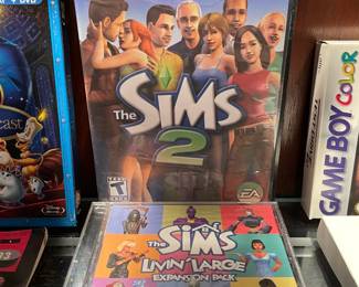 Vintage Sims Computer Games