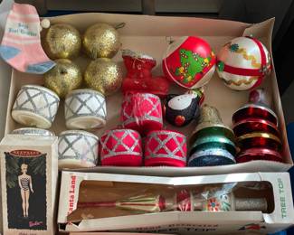 Vintage Christmas Ornaments (Some Hand Made)