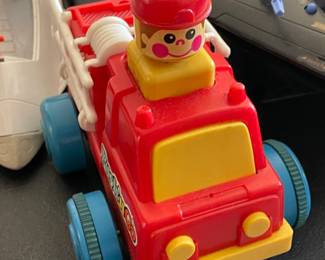 Vintage Fire Truck Toy