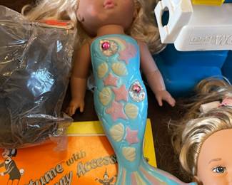 Vintage Mermaid Doll