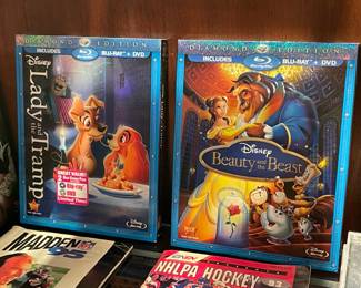 SEALED Disney Blu-Ray DVDs
