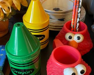 Children's Crayola & Elmo Mugs