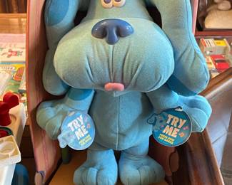 Vintage Blue's Clues Sing Along Blue In The Original Box