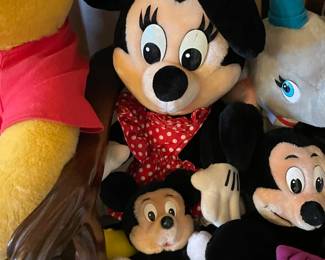 Assorted Vintage Disney Plush