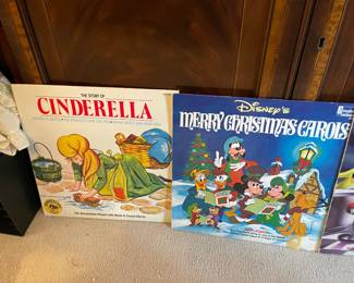 Vintage Children's Disney Record Albums