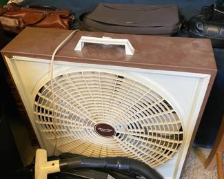 Box Fan & Vacuum 