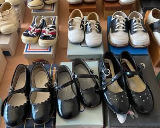 Assorted Vintage Children's Shoes W/ The Original Boxes