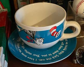 Seuss Landing Universal Studios Exclusive Mug & Plate Set