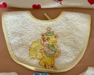 Vintage Circus Themed Baby Bib