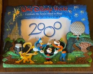 Vintage Walt Disney World 2000 Picture Frame