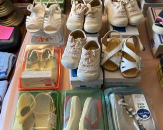 Assorted Vintage Children's Shoes W/ The Original Boxes