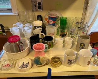 Assorted Kitchenware (Glassware, China, Pots & Pans, Gadgets, Etc.)