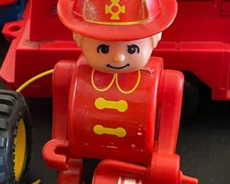 Vintage Firemen Toy