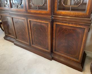 Elegant Dining Room China Cabinet W/ Bottom Storage