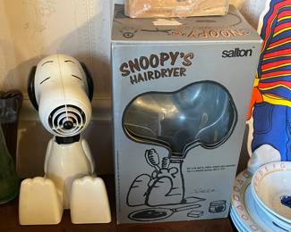 Vintage Snoopy's Hairdryer W/ Box
