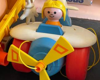 Vintage Fisher Price Airplane Toy