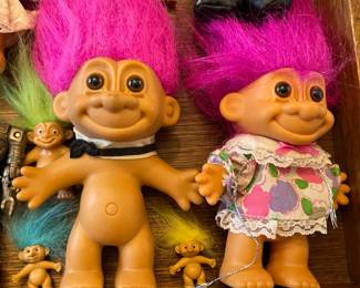 Vintage Troll Doll Collection