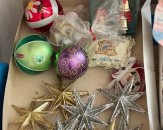 Vintage Christmas Ornaments (Some Hand Made)