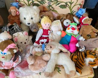 Assorted Vintage Plushies
