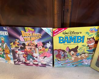 Vintage Children's Disney Record Albums