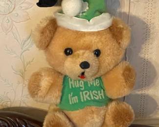 Vintage Irish Bear Plush