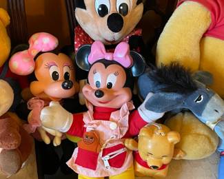 Assorted Vintage Disney Plush
