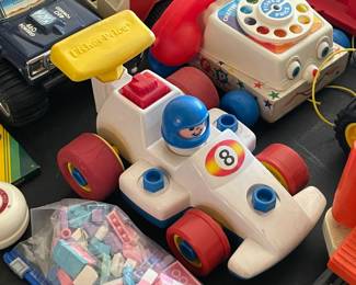 Vintage Fisher Price Race Car