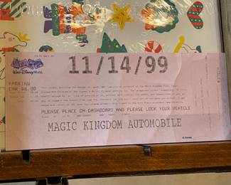 Original Magic Kingdom Parking Pass