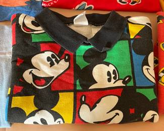 Vintage Mickey Mouse Color Block Children's T-Shirt