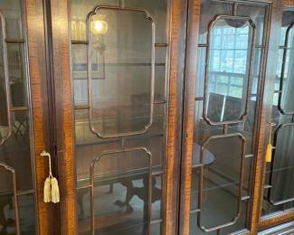 Elegant Dining Room China Cabinet W/ Bottom Storage