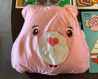Vintage Care Bears Pillow