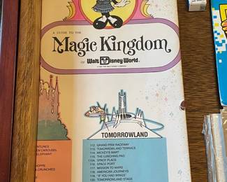 Original Fold Out Magic Kingdom Map