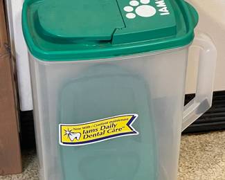 Iams Cat Food Container