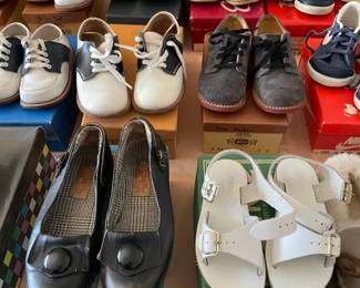 Assorted Vintage Children's Shoes W/ The Original Boxes