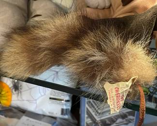Vintage Fur Tail From The Cherokees Reservation (N.C.)