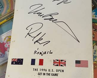 Autographed US Open 1996 Program