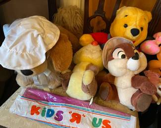 Assorted Vintage Disney Plush