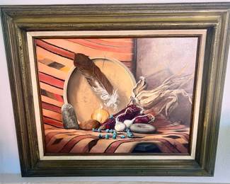 Paul Brickey Kime signed painting