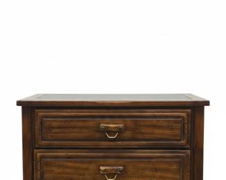 Traditional Dark Wood Drawer Dresser