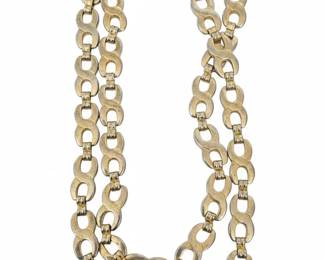 Puffy Mariner Link Chain Necklace