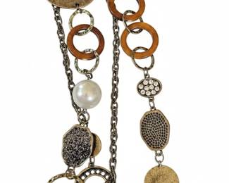 Boho Mixed Media Statement Necklace