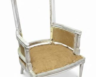 Louis XVI Style Bergere Armchair Frame