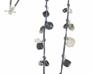 Bohemian Mixed Stone and Charm Necklace